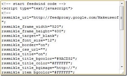 Feed Wind: generar un widget incrustable a partir de fuentes RSS clip image006