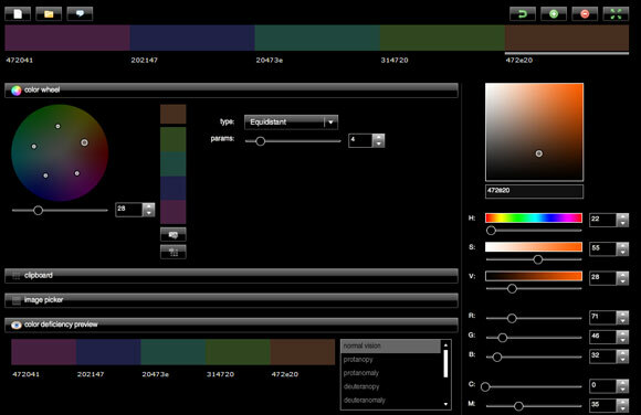 paleta de colores html