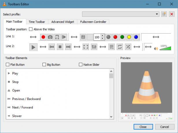 Editor de interfaz VLC
