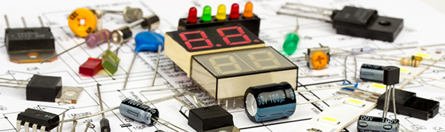 diferentes tipos de componentes electrónicos