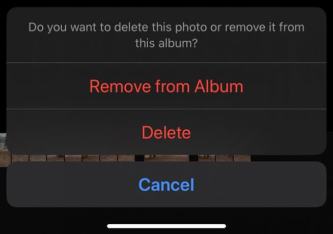 Eliminar fotos en iPhone
