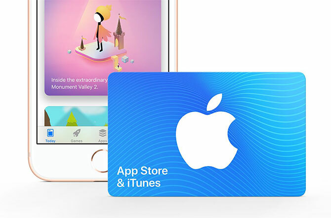 guía de la tarjeta de regalo de Apple iTunes