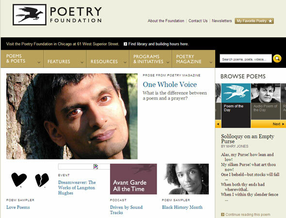 mejores sitios web de poesía