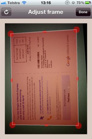 TurboScan - O por qué su próximo escáner costará $ 1.99 [iPhone] ajustar marco