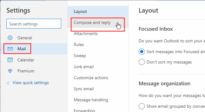 Haga clic en Enviar la redacción y responda en Outlook en Office 365