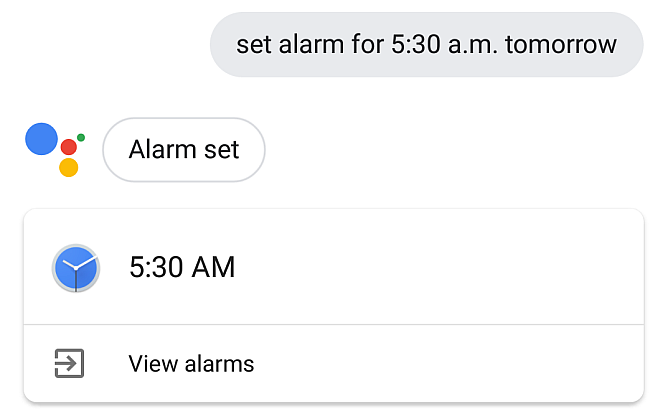 Asistente de Google Configurar alarma