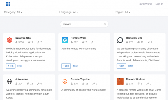 Encuentre las mejores comunidades de trabajo remotas para Slack en Slofile y OWL Labs