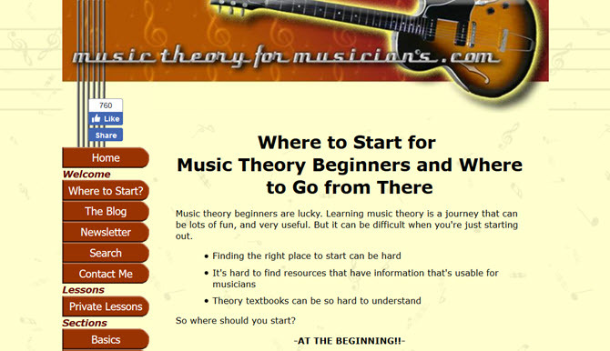 aprender teoría de la música