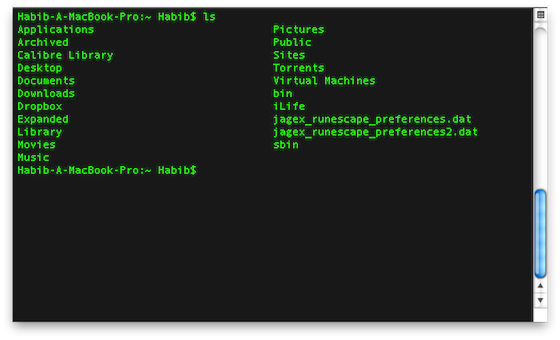 comandos de terminal mac