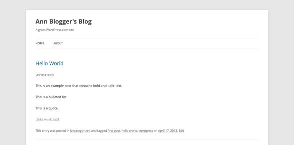 Blogger vs. WordPress.com: una comparación completa de wordpress post1