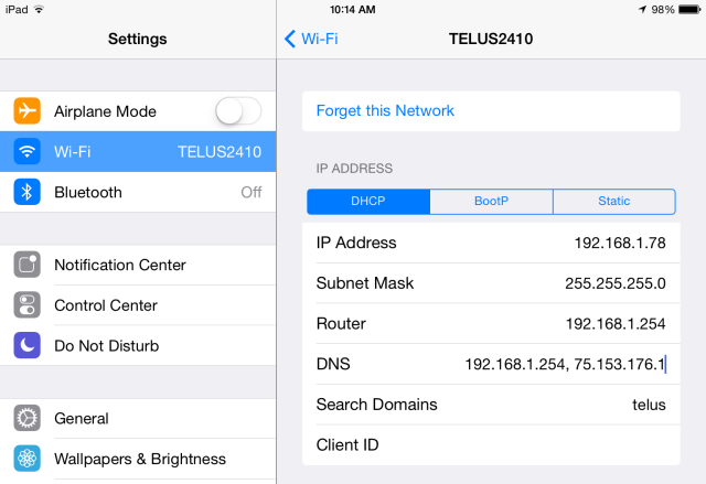 Evite las georestricciones al cambiar la configuración de DNS de su teléfono inteligente cambie el servidor dns en iphone o ipad ios 7