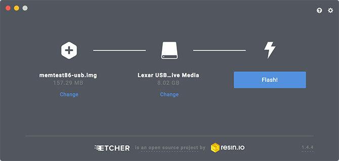 Crear USB de arranque con Etcher