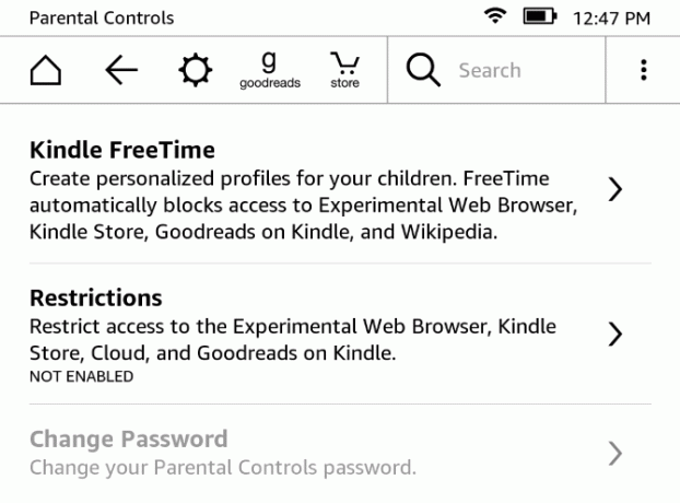 Cómo configurar y usar su Kindle Paperwhite 30 Controles parentales Paperwhite