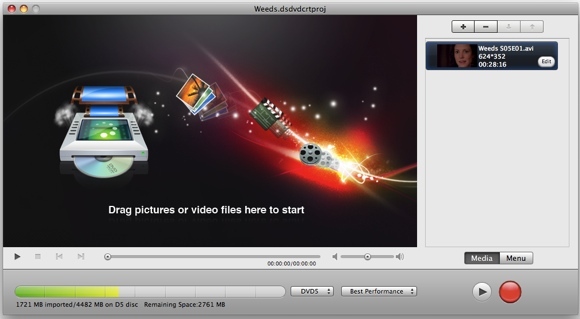 Daniusoft Double Giveaway: Video Converter Ultimate y DVD Creator [Mac] Menú de video