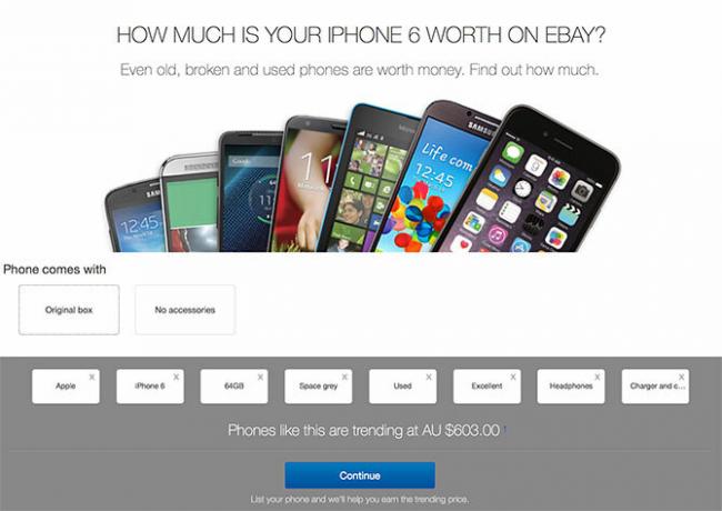 ¿Cuánto vale un iPhone en eBay?