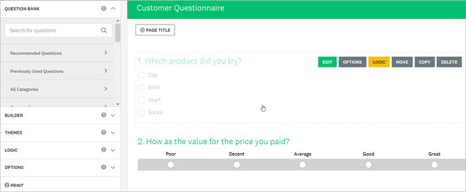 Crear encuesta en SurveyMonkey