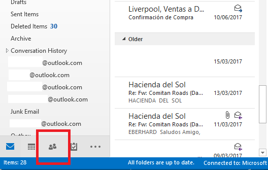 Cómo enviar correos electrónicos a muchos destinatarios en Outlook con una lista de distribución perspectiva 2016 personas