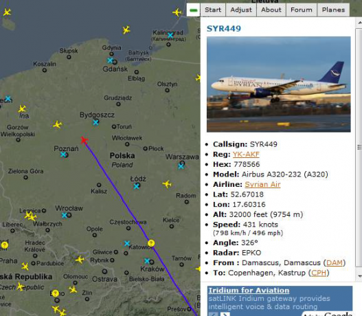 tráfico aéreo en europa