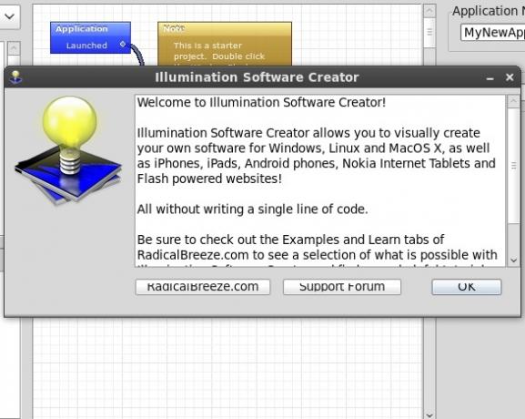 Haga sus propios programas con Illumination Software Creator [Sorteo] bienvenido