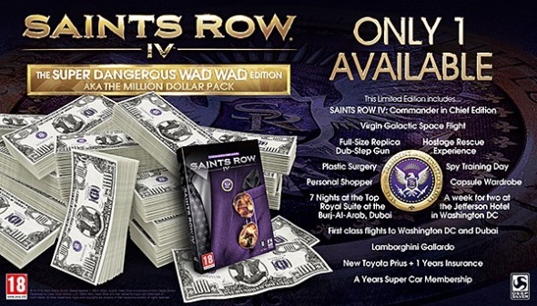 5 videojuegos de edición especial que todo coleccionista quiere tener saints row iv super dangerous wad wad edition