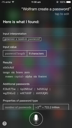 Siri y Wolfram