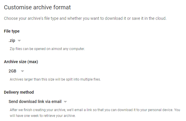 Crear archivo de Gmail