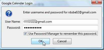 Cómo configurar Mozilla Sunbird como cliente de escritorio para Google Calendar sunbird7