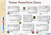 Herramientas de Twitter de Powerpoint