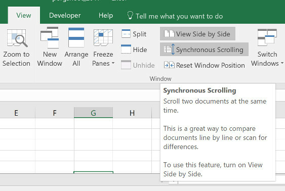 Cómo comparar dos hojas de Excel una al lado de la otra