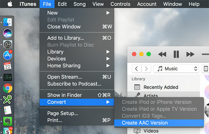 Cómo crear o importar tonos de llamada de iPhone gratis con iTunes crear aac itunes