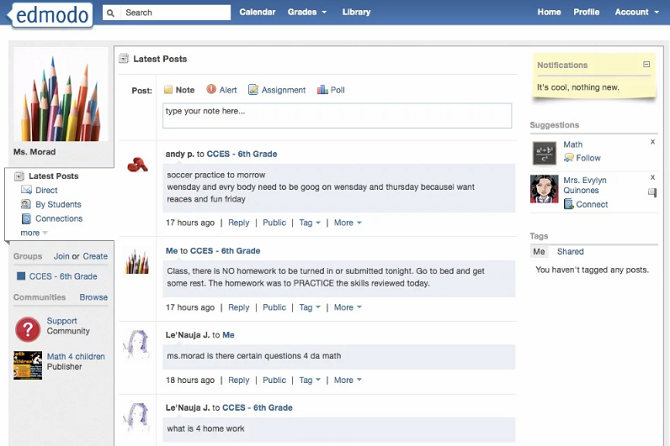 alternativa de Facebook edmodo