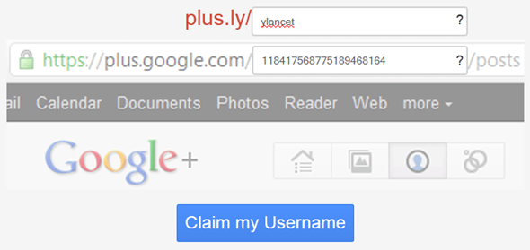 nombre de url de google plus