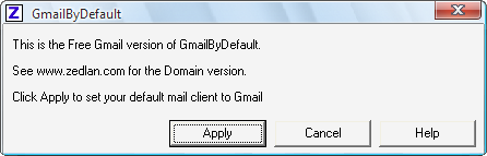 navegador de correo electrónico predeterminado de gmail