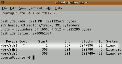 Cómo restablecer cualquier contraseña de Linux fdisk