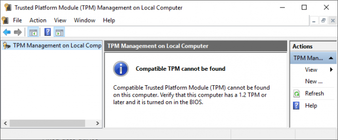 tpm compatible con bitlocker no encontrado