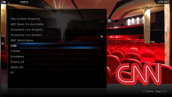 tv en xbmc