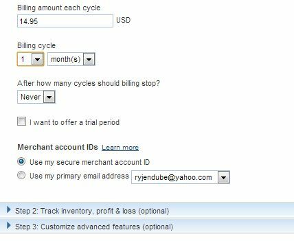 como configurar una cuenta paypal