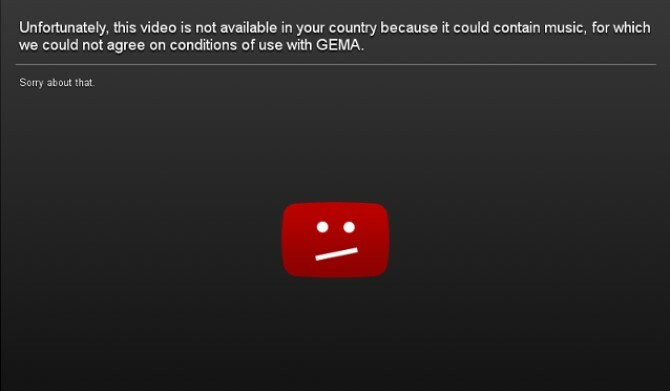 Acceder a medios bloqueados por región en Android: YouTube bloqueado
