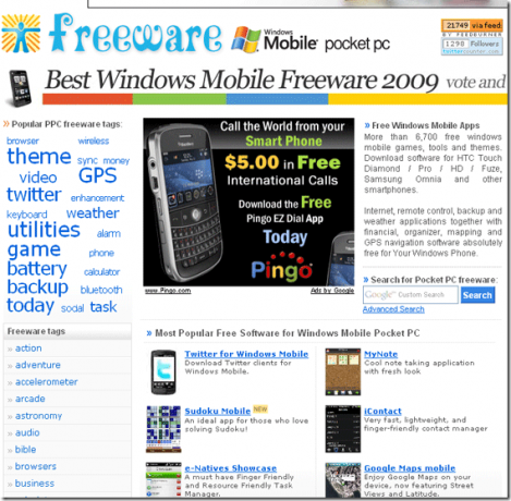 freeware de windows mobile 6