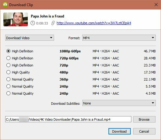 4K Video Downloader descarga listas de reproducción de YouTube, canales y más 4K Video Downloader Descargar video