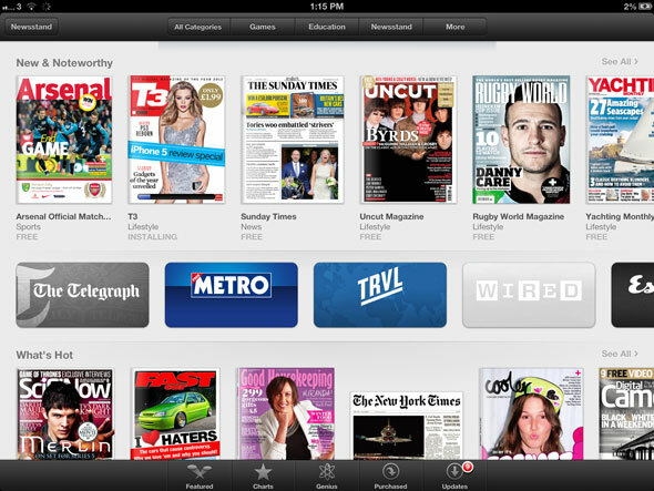 revistas en ipad