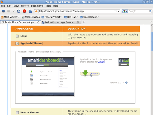 Configuración de un servidor doméstico Amahi - Agregar una unidad a su servidor [Linux] 2 instalar agedashi theme install