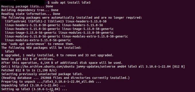 Instalación inactiva en Ubuntu