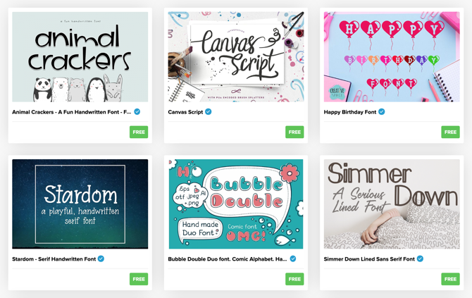 Fontbundles Free Font Collection