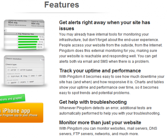 Pingdom: supervisa el tiempo de inactividad del sitio web y envía alertas image thumb120