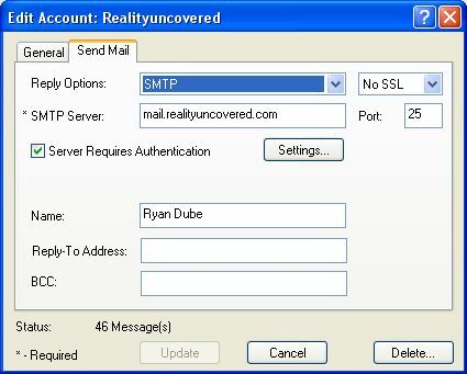 Verifique todos los correos electrónicos y reciba alertas por correo electrónico con POP Peeper (Windows) pop3emailru2