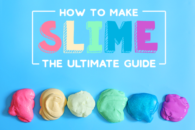 Haz cinco tipos diferentes de Slime en casa con la guía definitiva de The Craft Patch para DIY Slime 