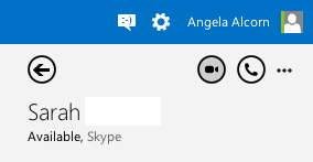 Contacto de Skype