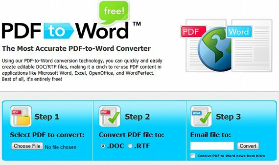 conversión de pdf a word