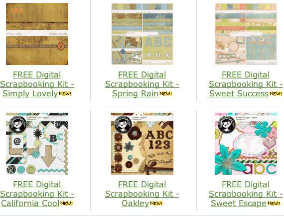 diseños de scrapbooking gratis